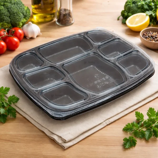 8_Compartment_Plastic_Meal_Tray_with_Lid_6
